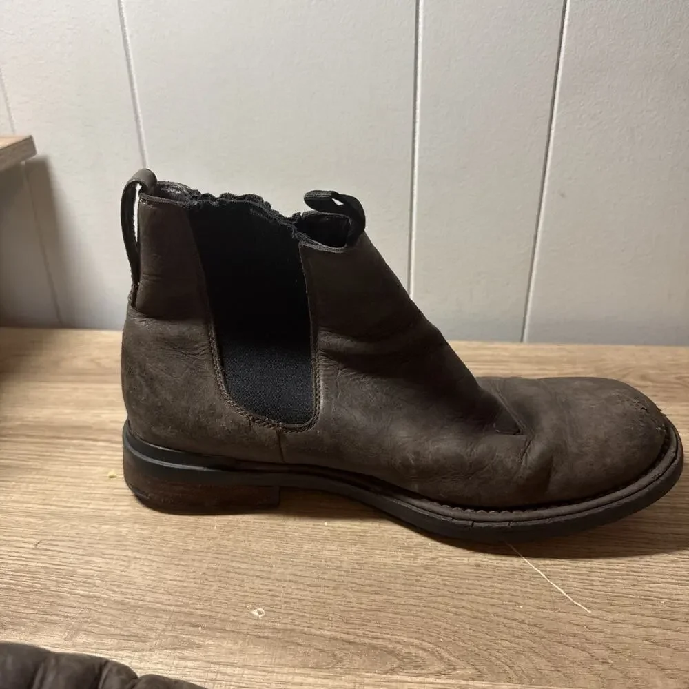 Timberland Mens Leather Chelsea Boots Size 10M 86550 1778 A3